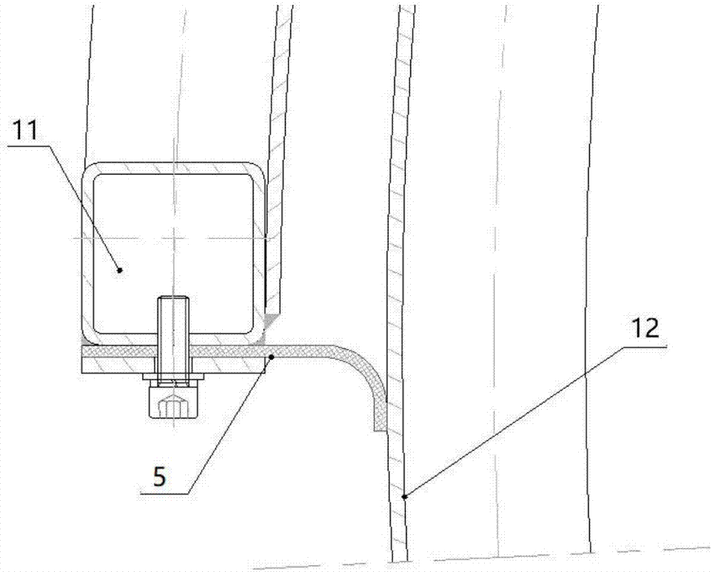 Oil-quenching-tank flue-gas collecting device