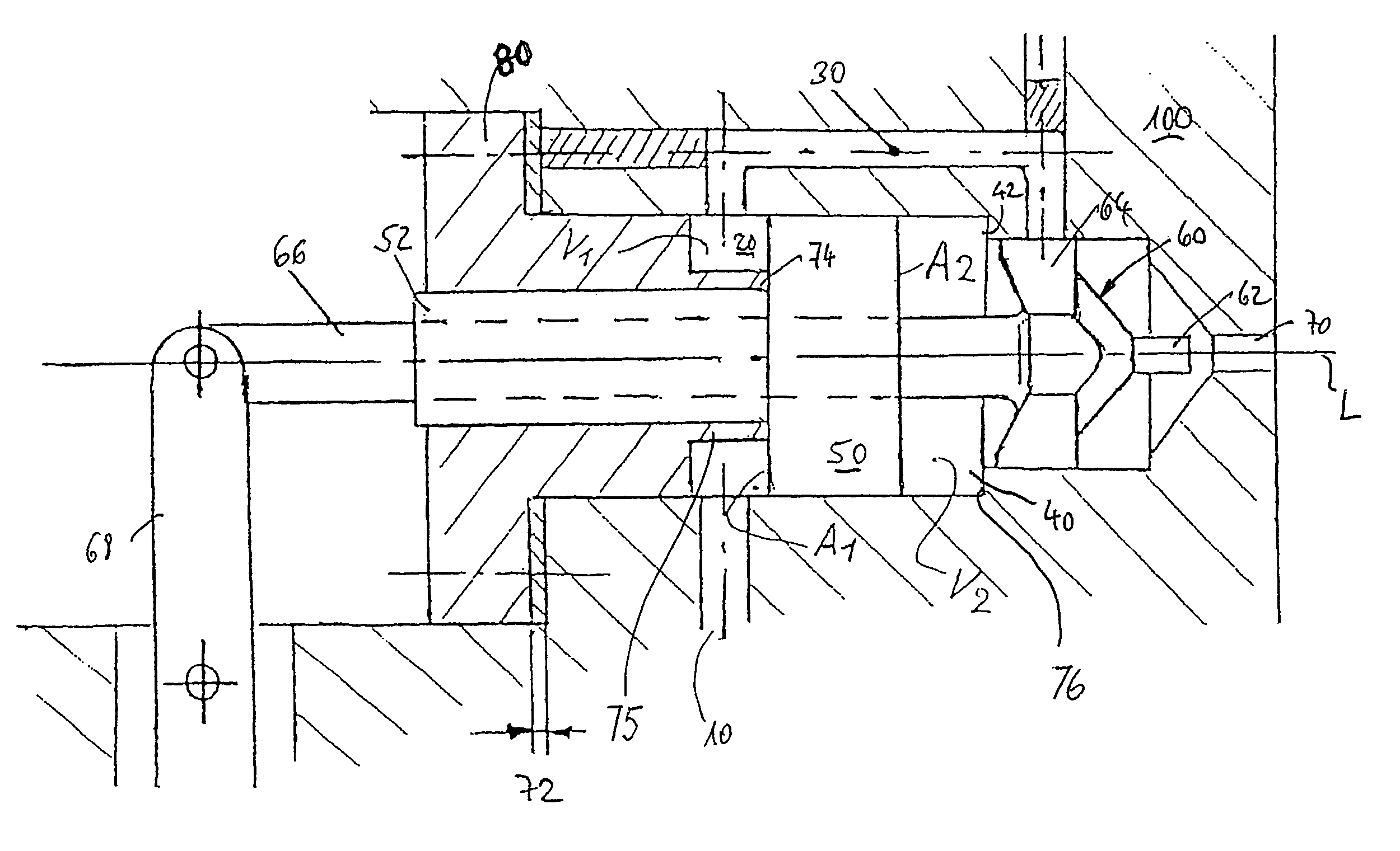 Metering device for an injection molding unit