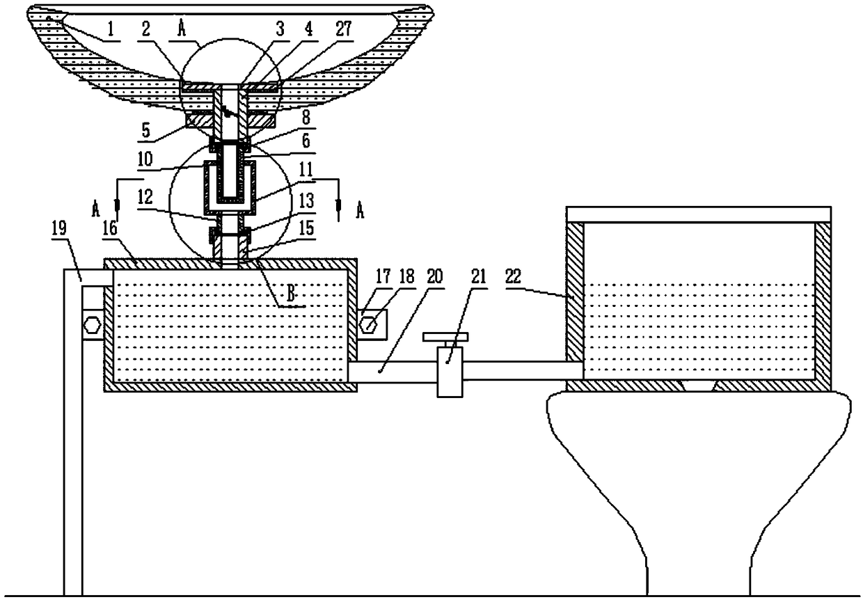 Bathroom hand sink wastewater collectingon and utilizingation device