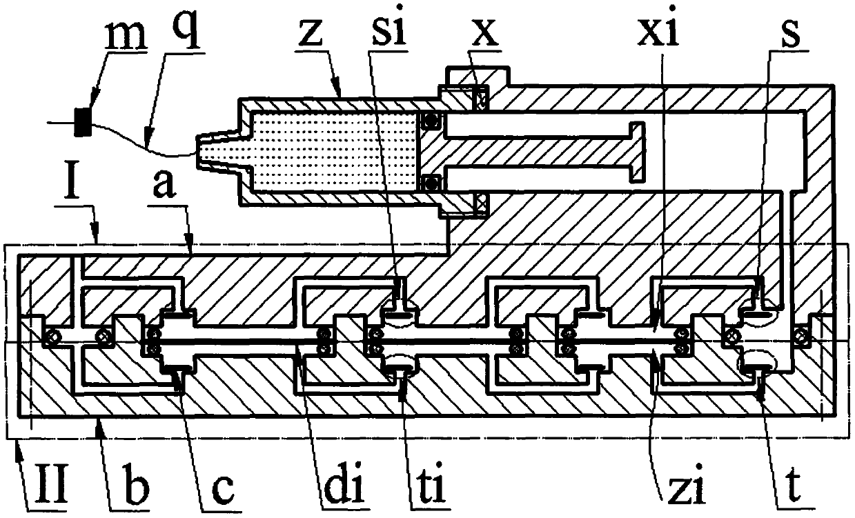 Injection system driven by piezoelectric sheet