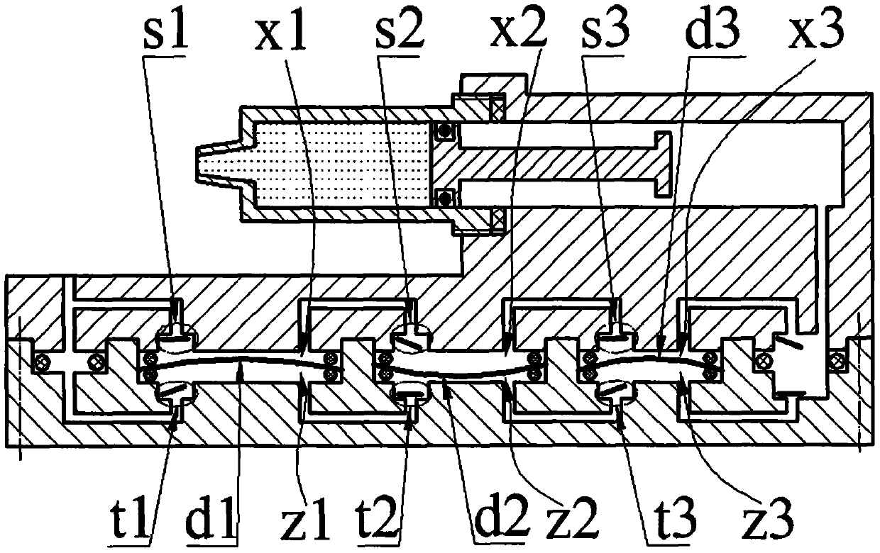 Injection system driven by piezoelectric sheet