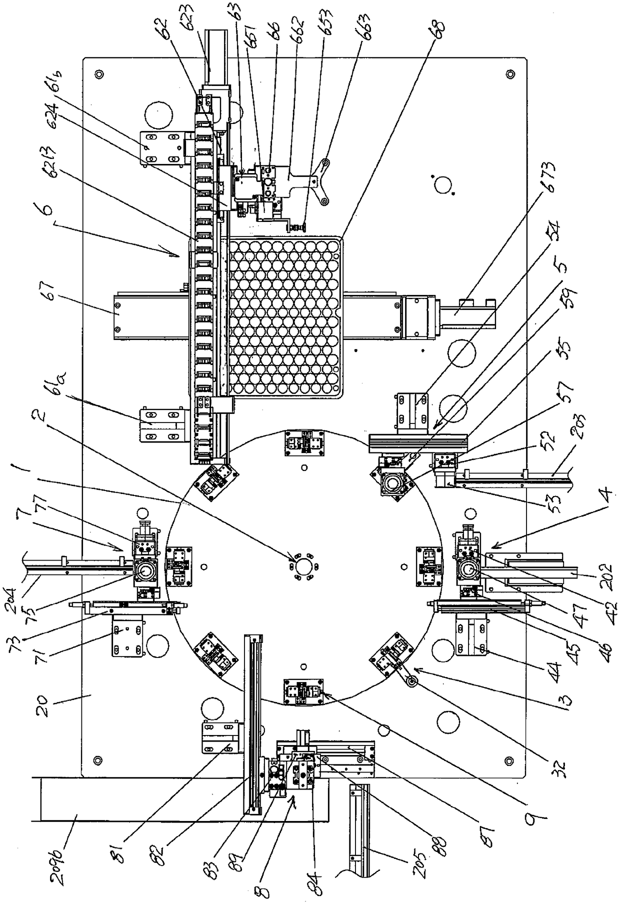 Automatic starter assembly device with starter component capping function