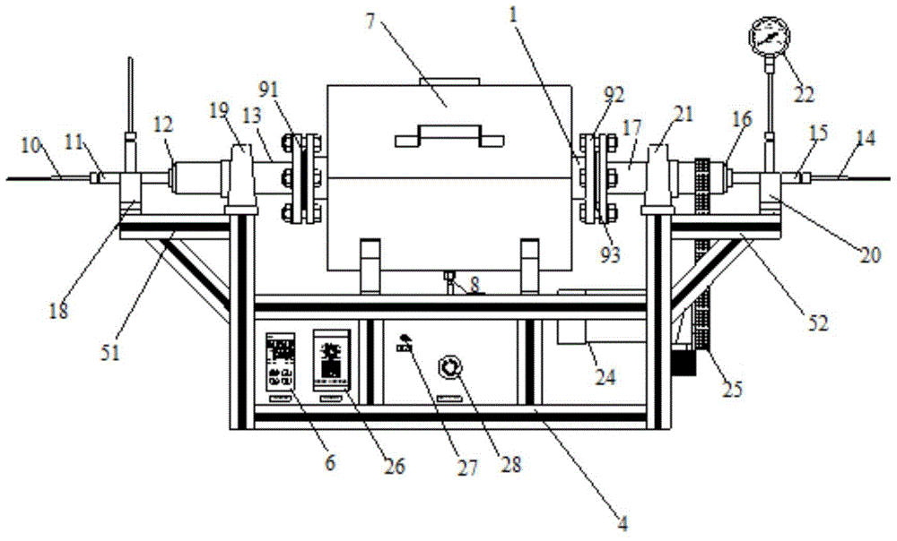 Device for remedying soil contaminated by volatile organic compounds