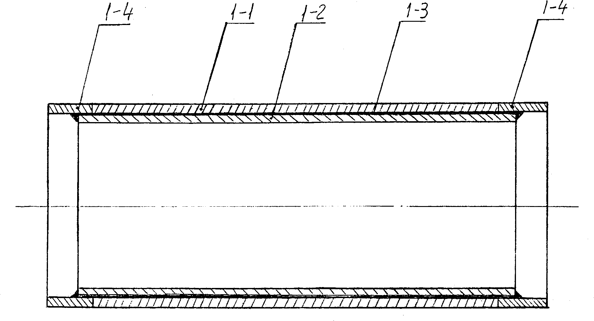 Repairing method and repairing pipe structure for partially dug old pipeline with stainless lining