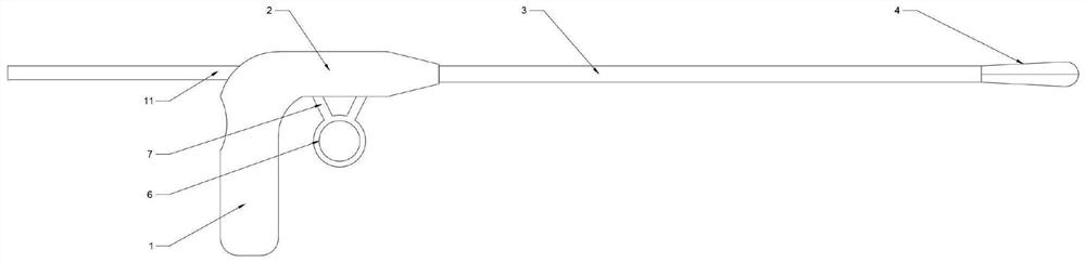 Special needle for hernia surgery under laparoscope