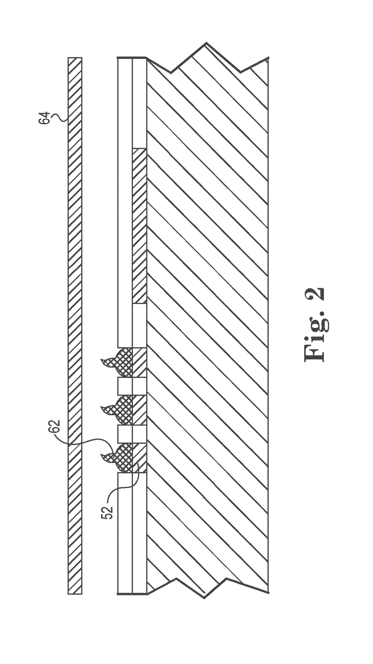 Area array semiconductor device package interconnect structure with optional package-to-package or flexible circuit to package connection