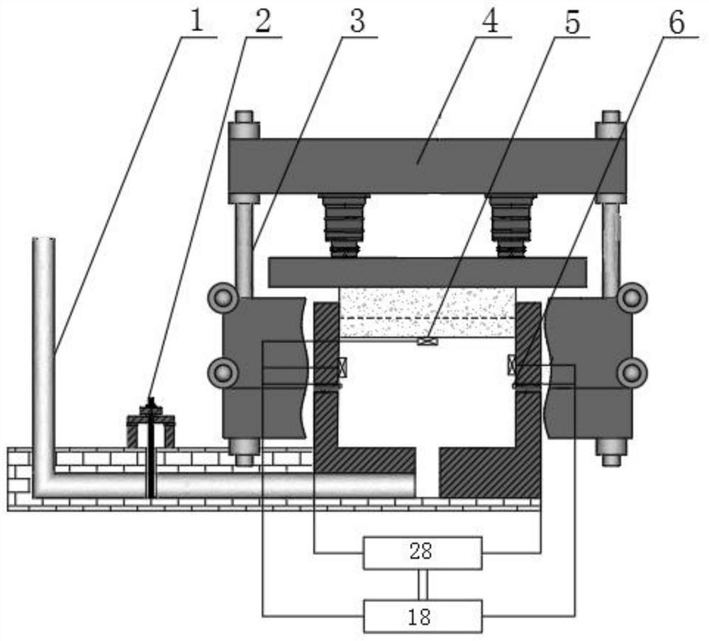 Fire damage test device for shield tunnel segment structure in bearing state