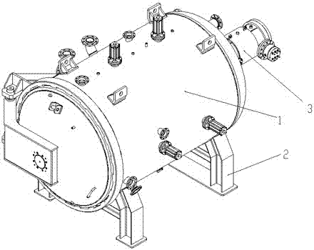 Vacuum high-pressure gas quenching furnace with diversity channel