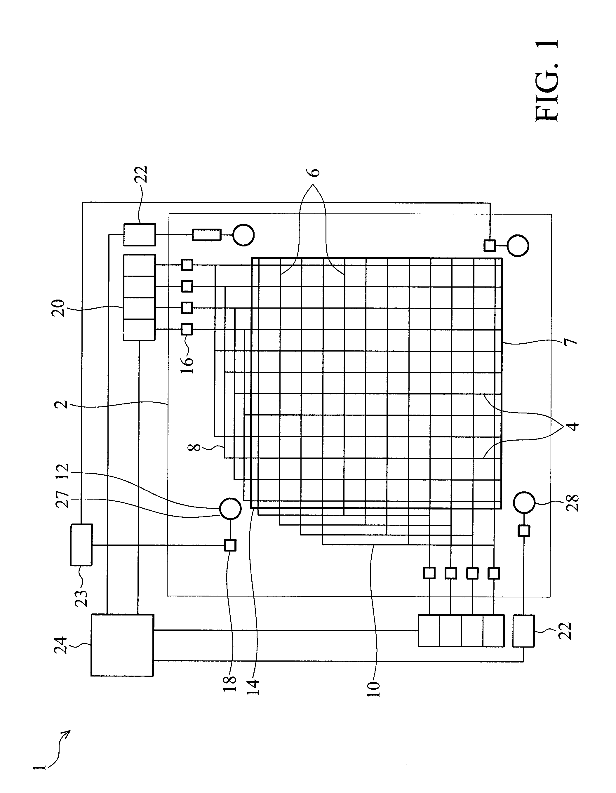 Position sensing display