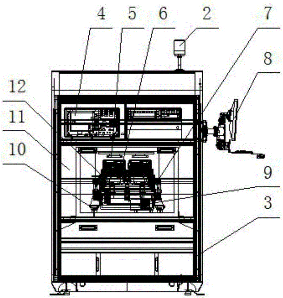 Wireless public network communication testing system and method for acquisition terminal