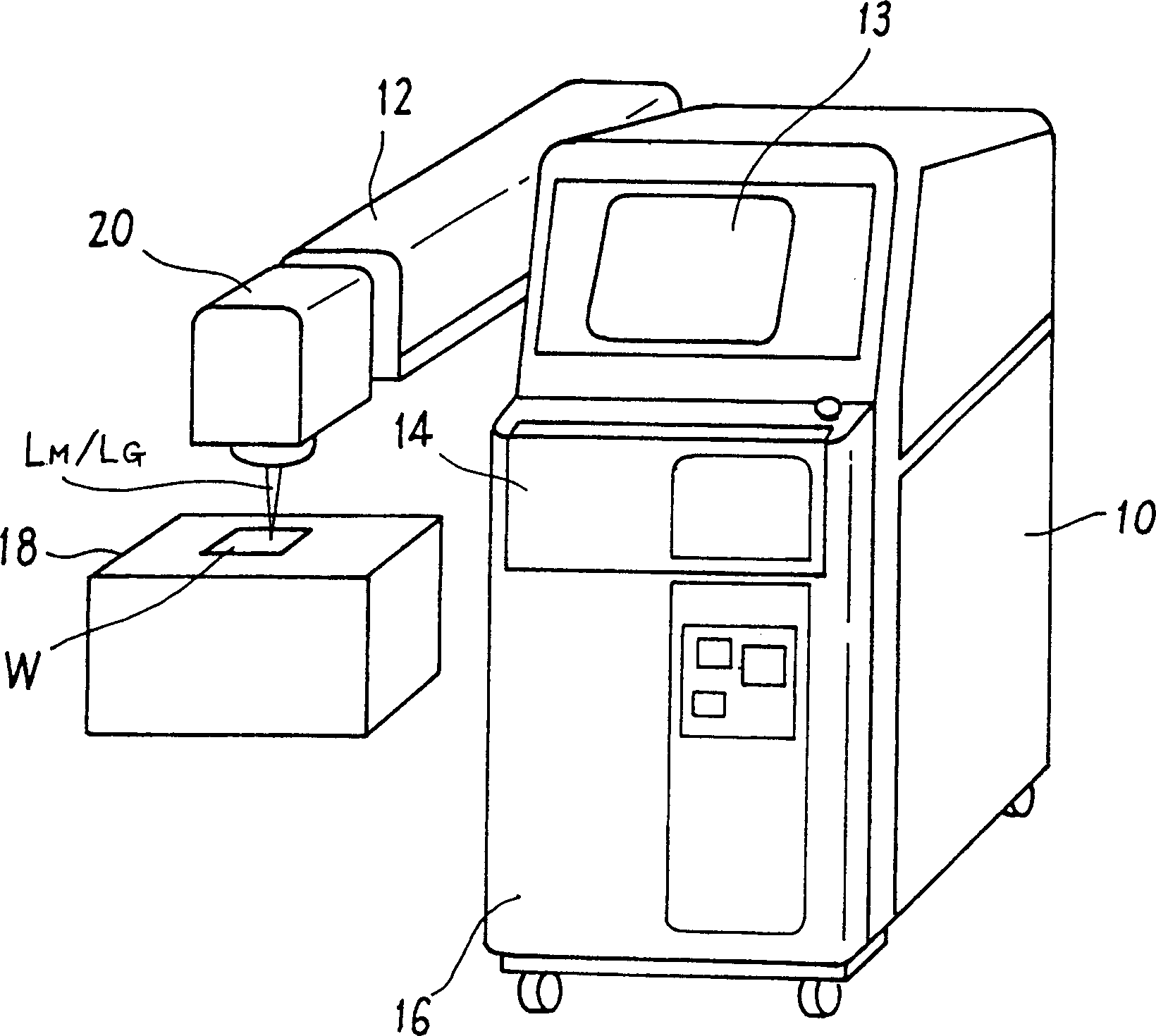 Two-dimensional bar code laser marking method