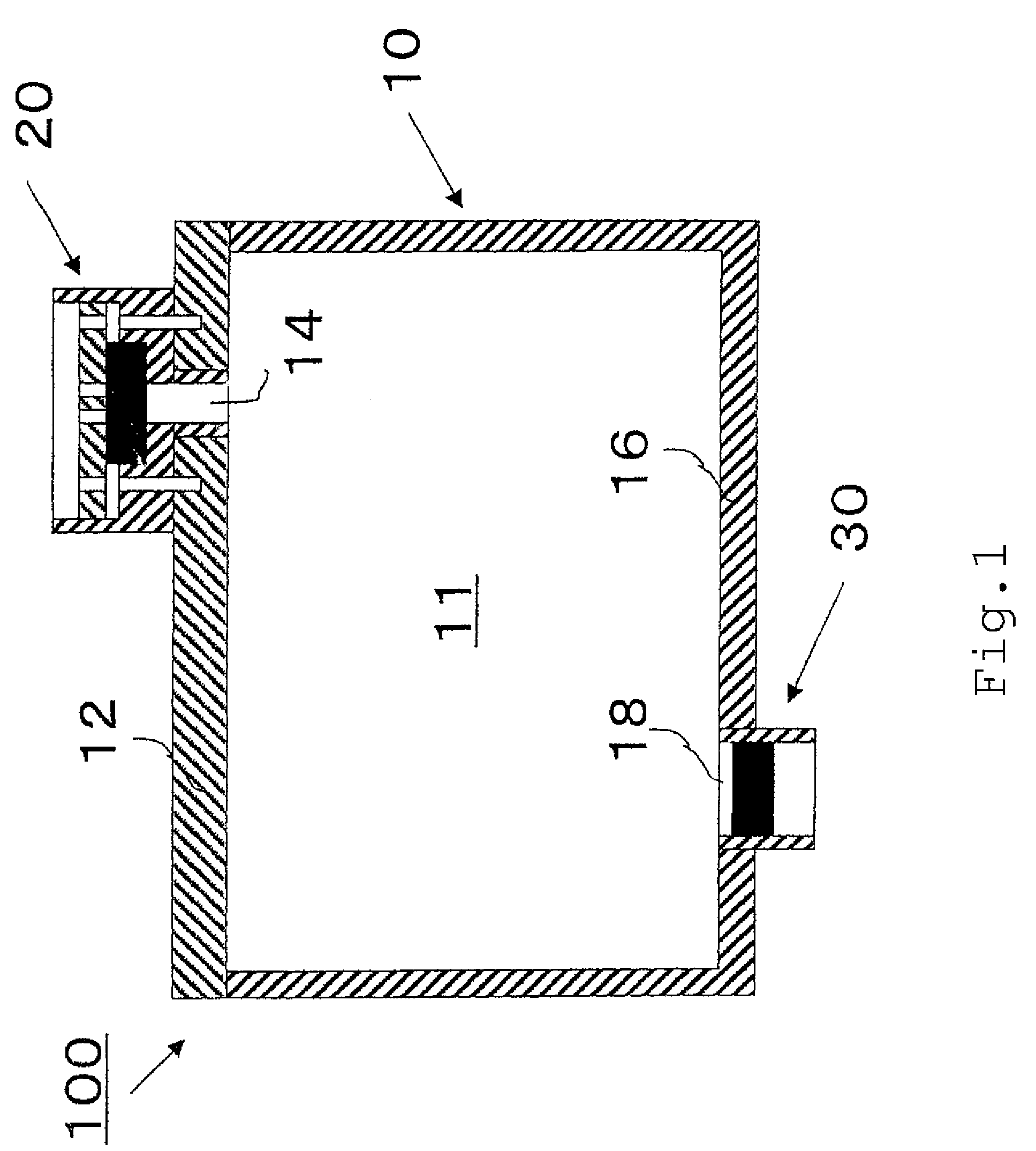 Ink storage container