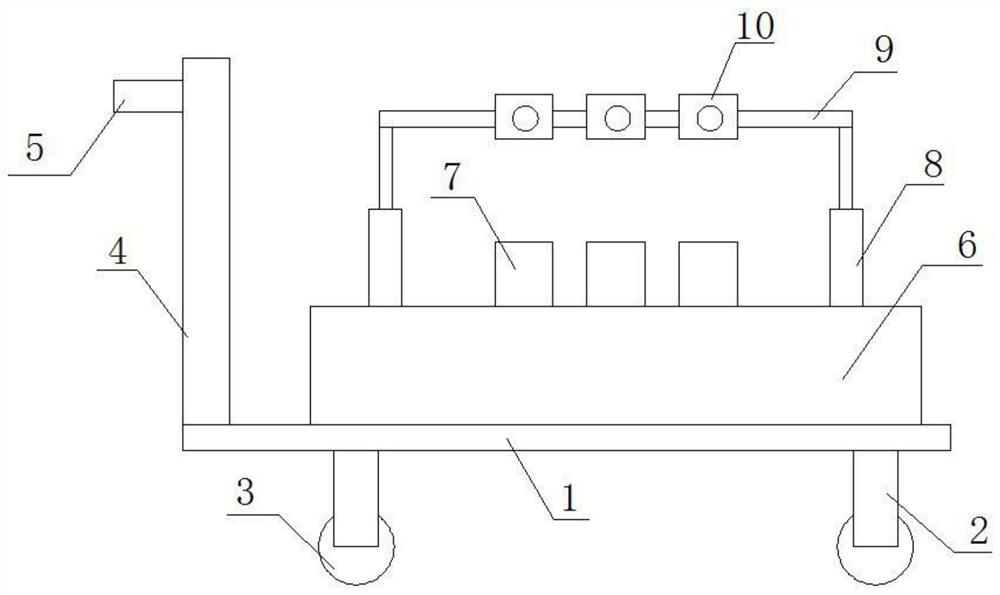 Garden sapling transportation device with good protection effect