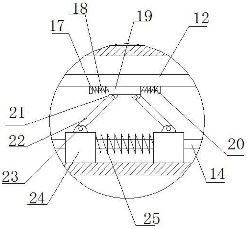 Garden sapling transportation device with good protection effect