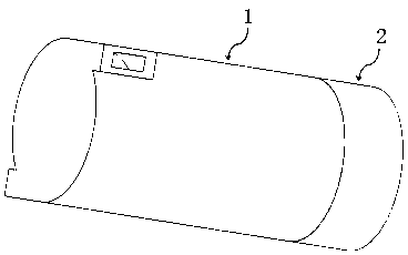 Viscosity reduction and coalescence device based on mechanical shearing and cyclone principle