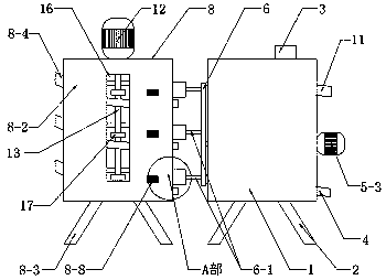 Classified dosing device for sewage treatment