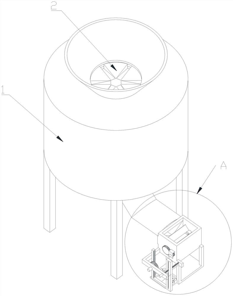 High-gluten flour subpackaging device and subpackaging method thereof