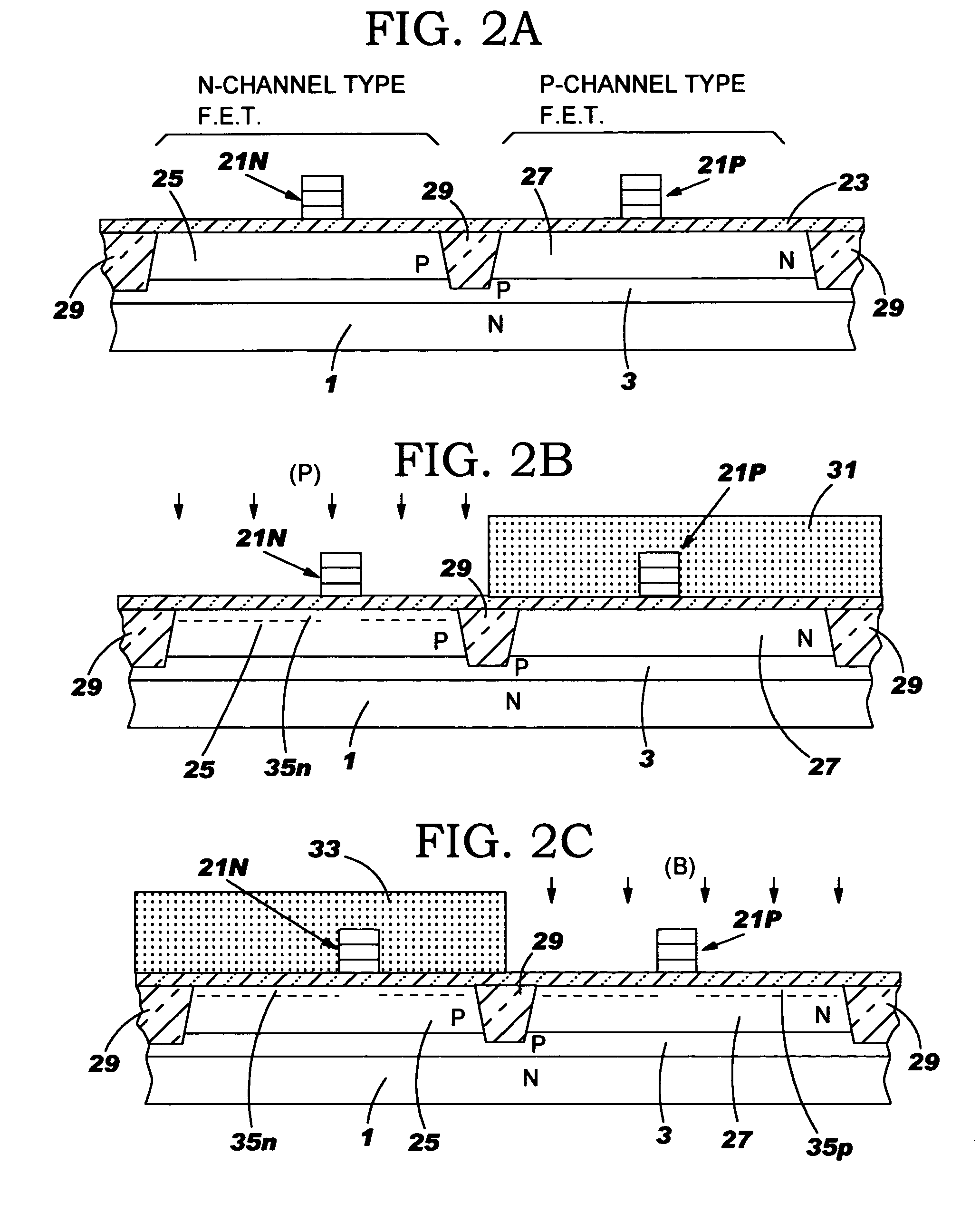 Split poly-SiGe/poly-Si alloy gate stack