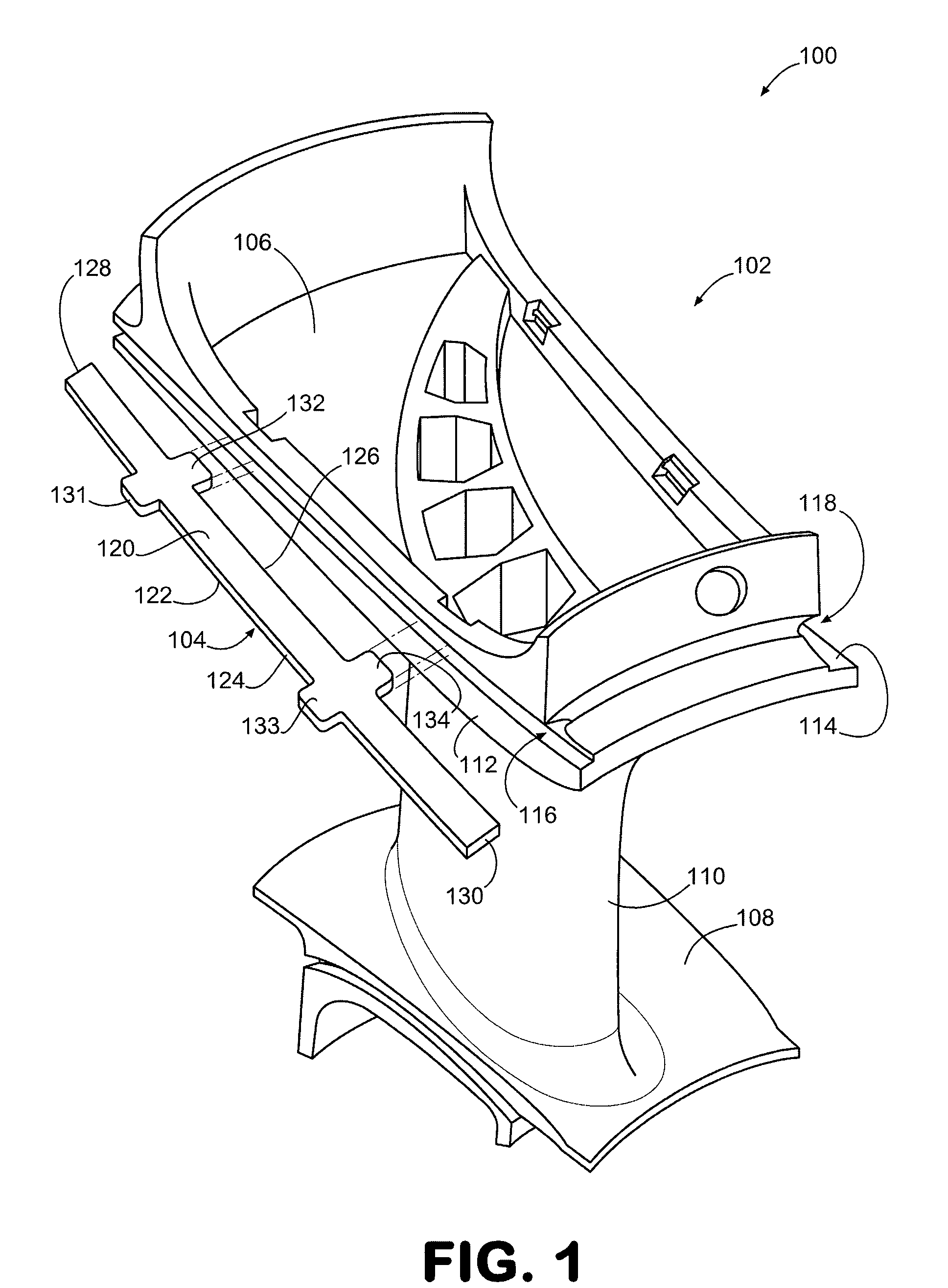 Gas turbine systems involving feather seals