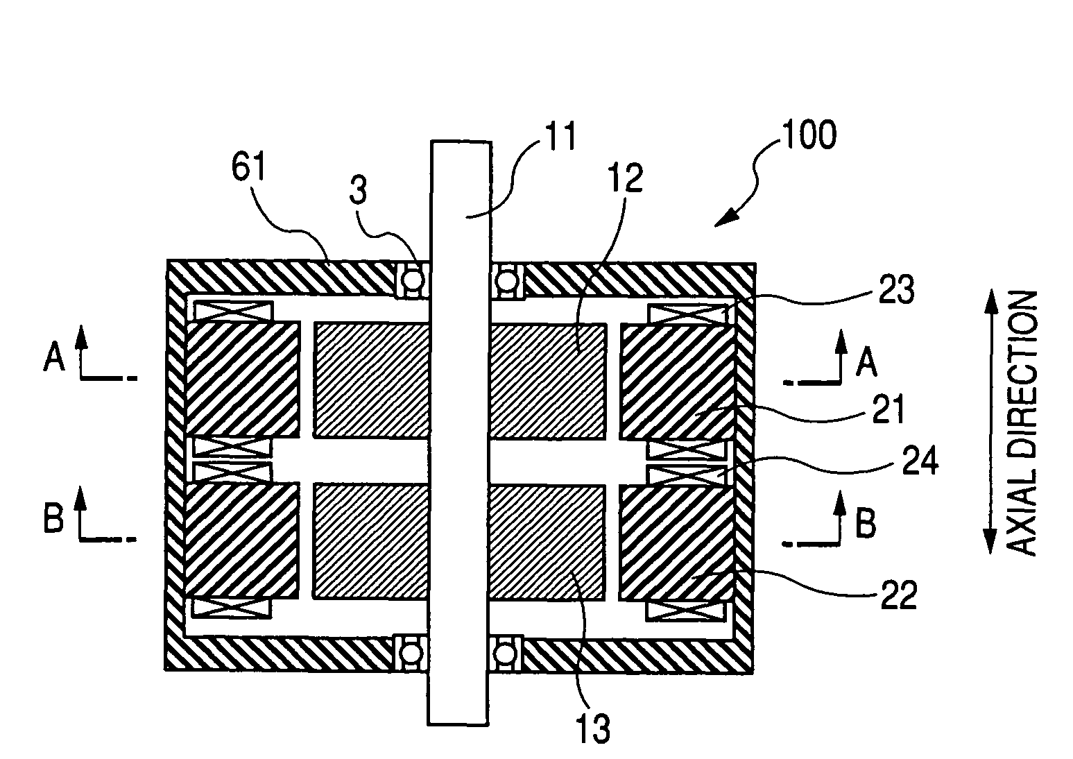 Switched reluctance motor