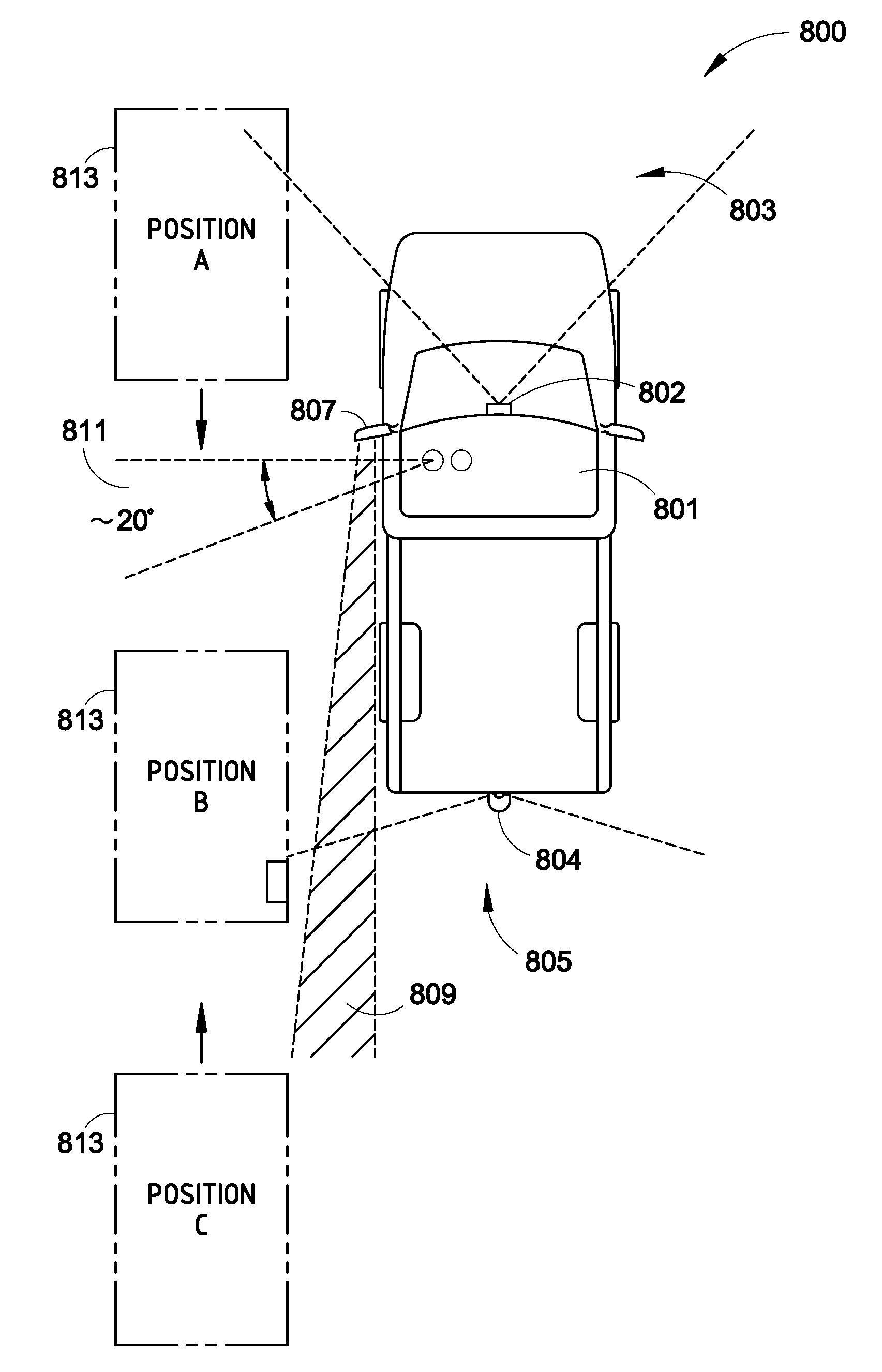 Blind spot detection system and method using preexisting vehicular imaging devices