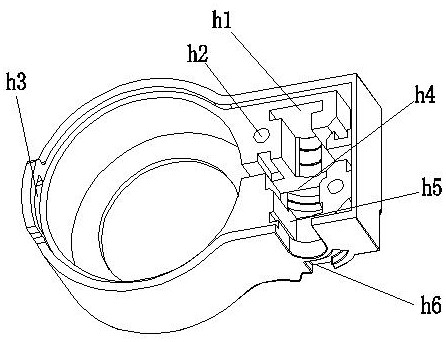 A faucet lock capable of positioning the direction of the bicycle faucet