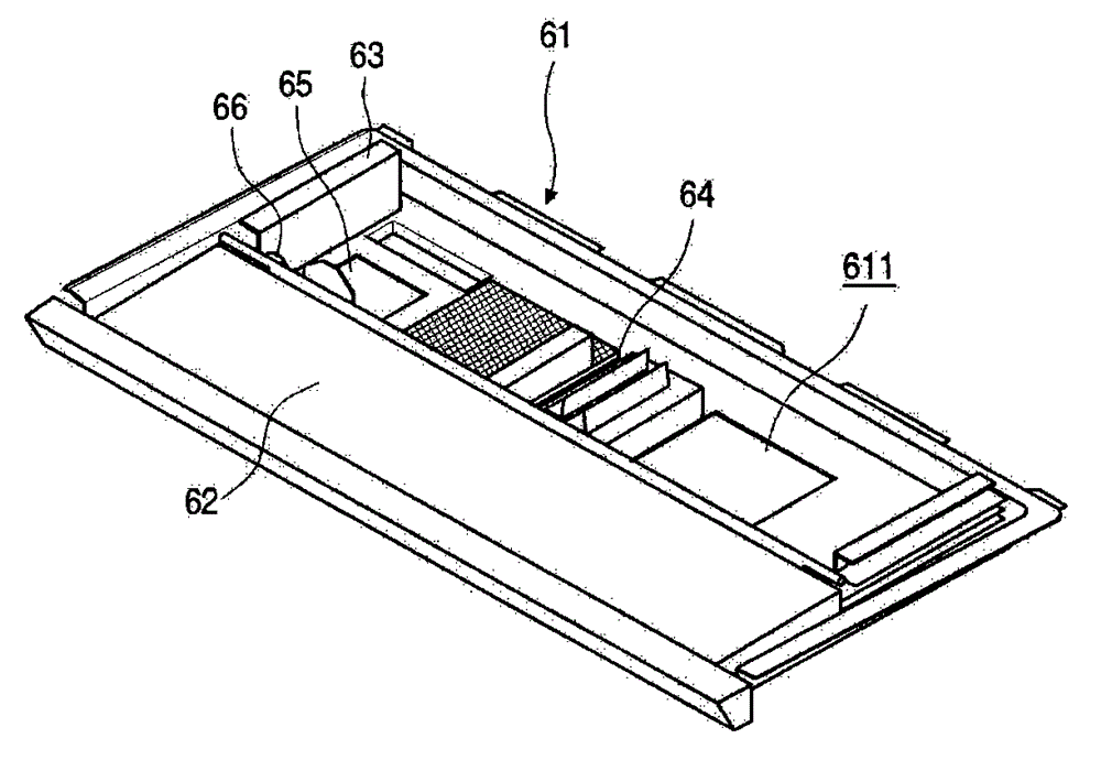 Embedded microwave oven with novel smoke pumping structure