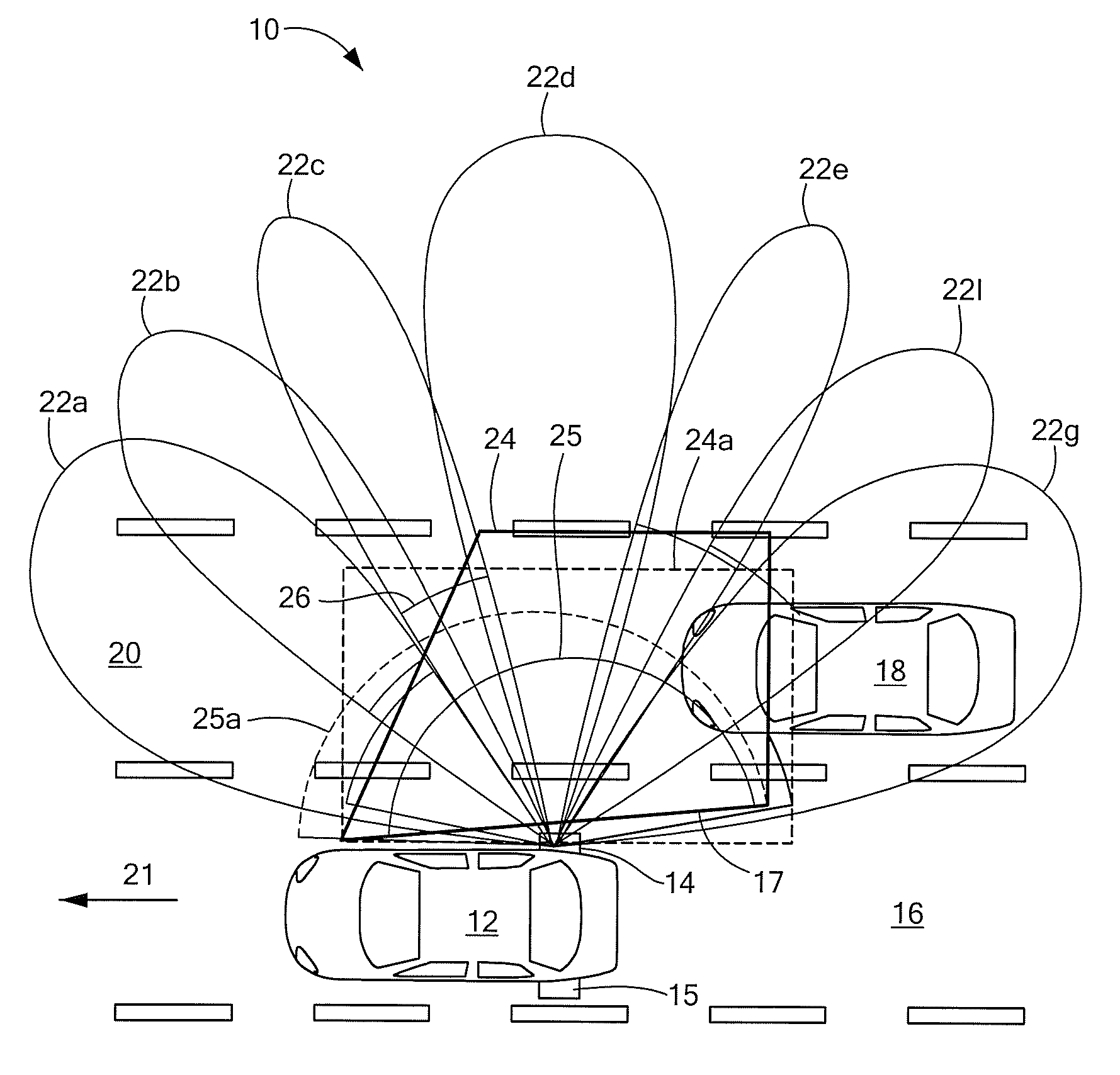 Automotive Radar Sensor Blockage Detection System and Related Techniques