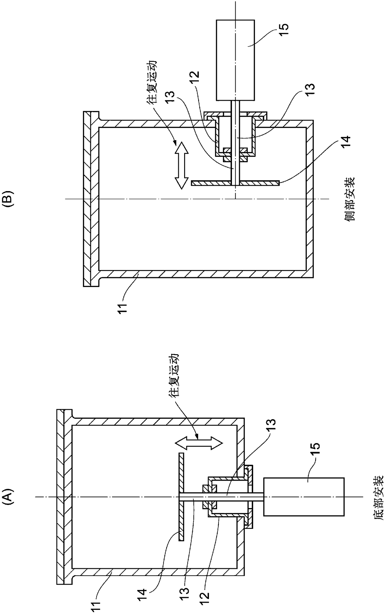 Method for preparing platelets using reciprocating stirring device