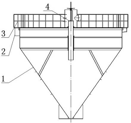 Coal slime water concentrator