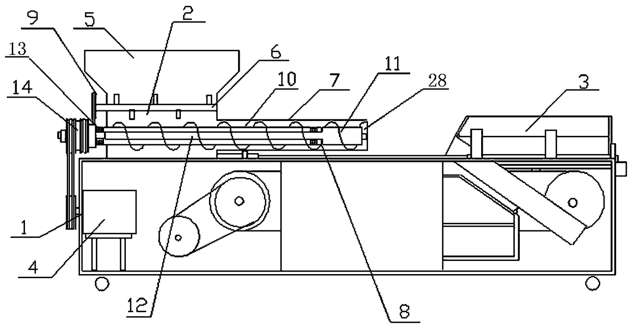 An edible mushroom bag filling mechanism