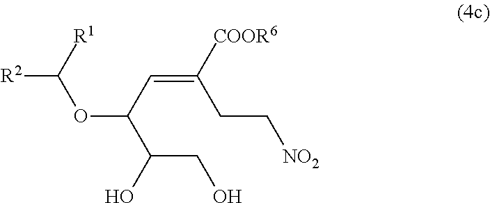 Nitro group-containing ether compound and method for producing same