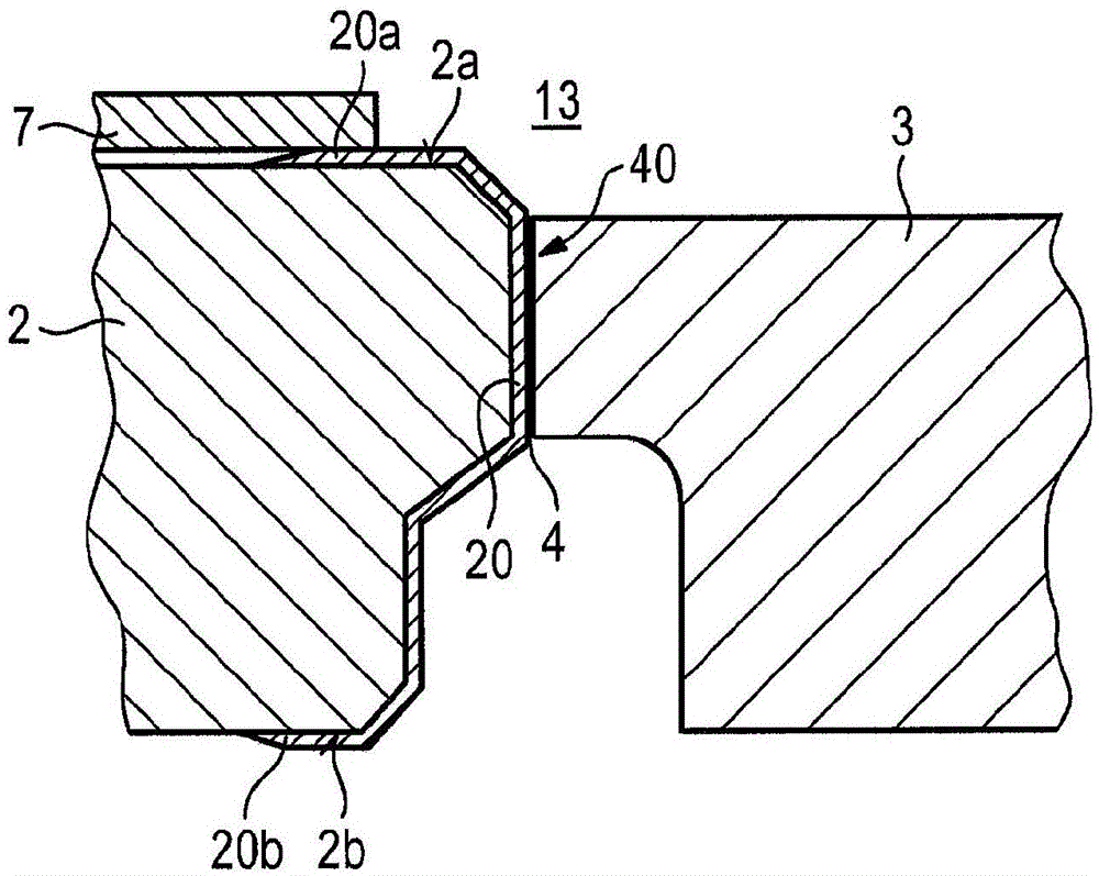 Mechanical seal arrangement having sliding surfaces of differing hardness