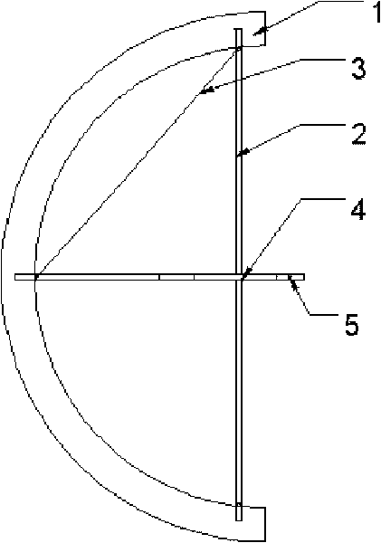 Construction measurement method of plate type convex barricade with unballasted track