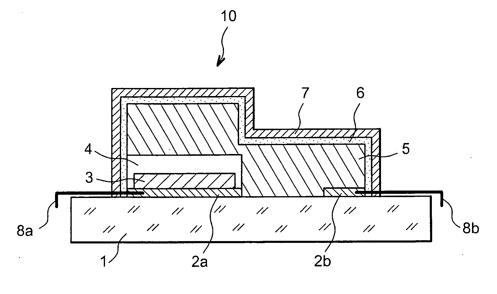 Layer and method for microbattery protection by a ceramic-metal double layer