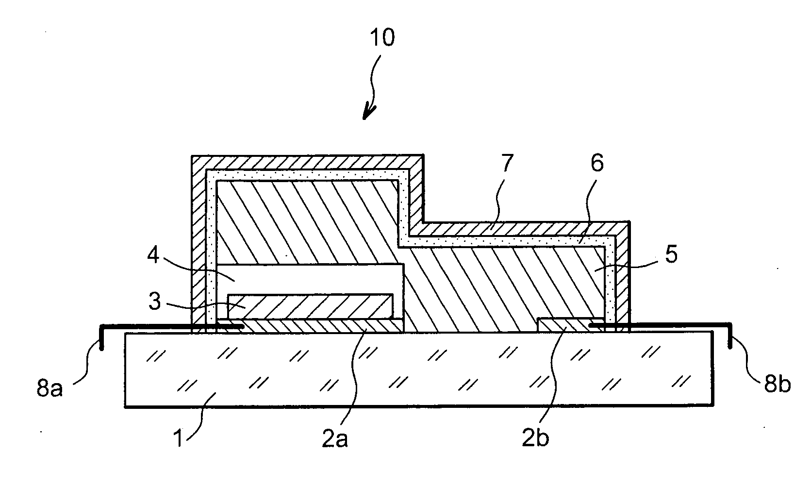 Layer and method for microbattery protection by a ceramic-metal double layer