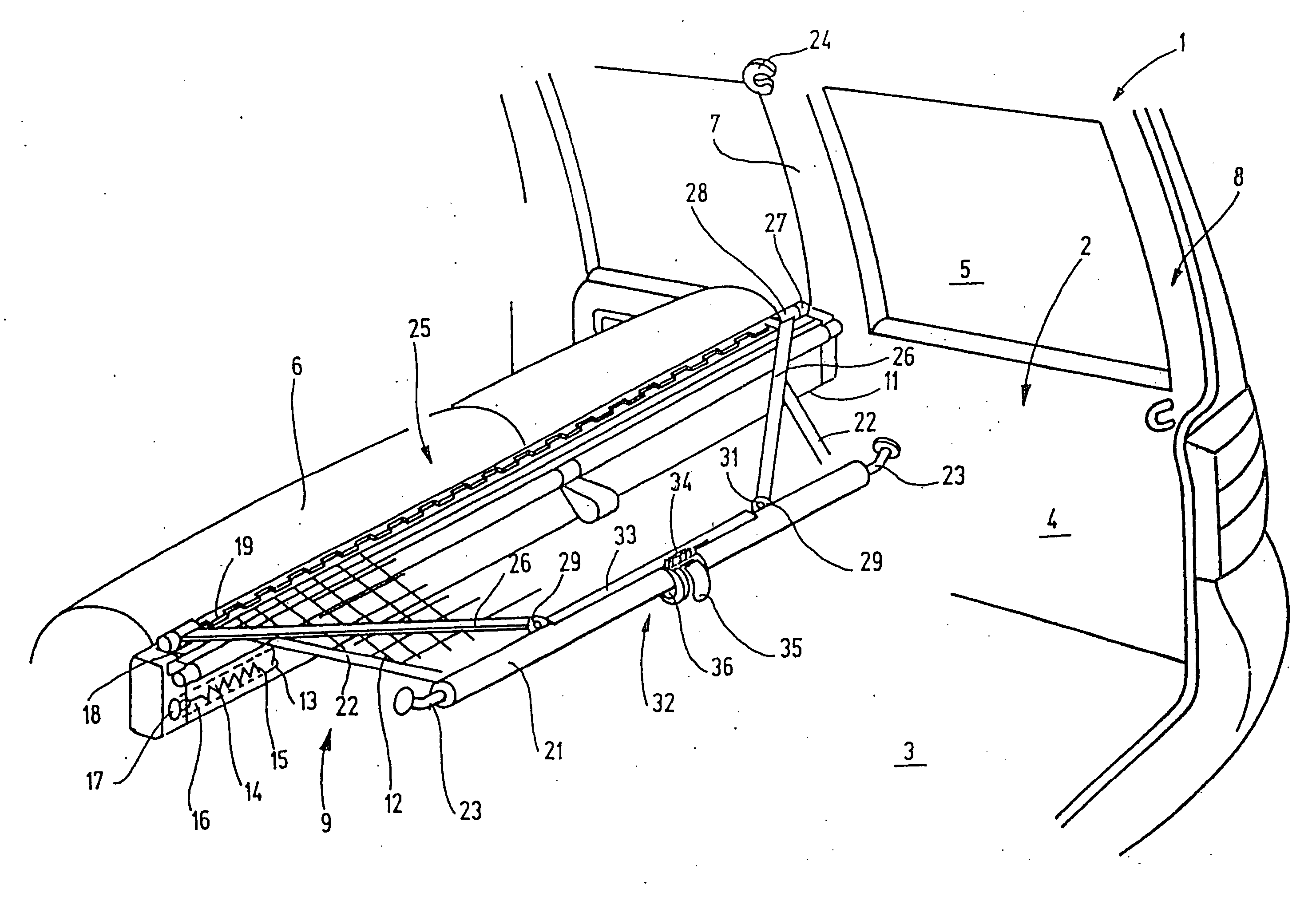 Easy-to-use safety net device