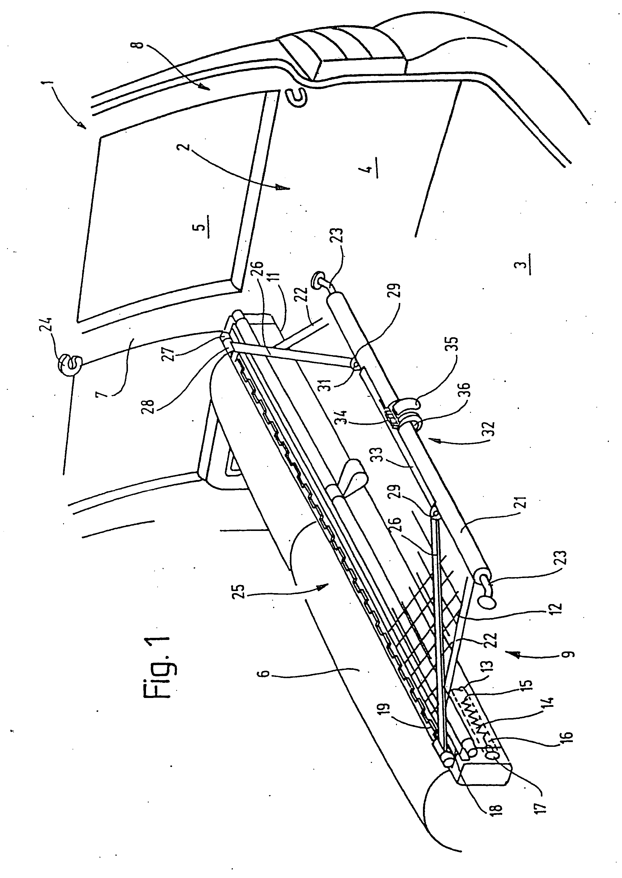 Easy-to-use safety net device