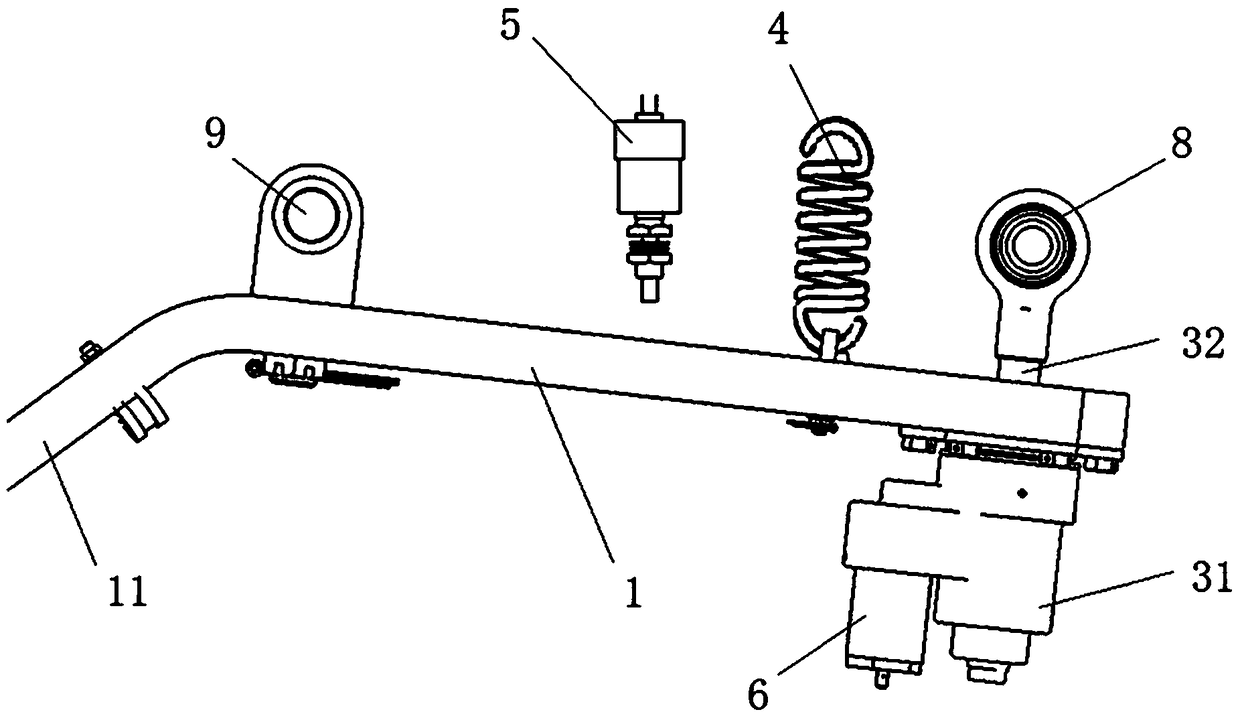 Landing gear cushioning mechanism and landing gear