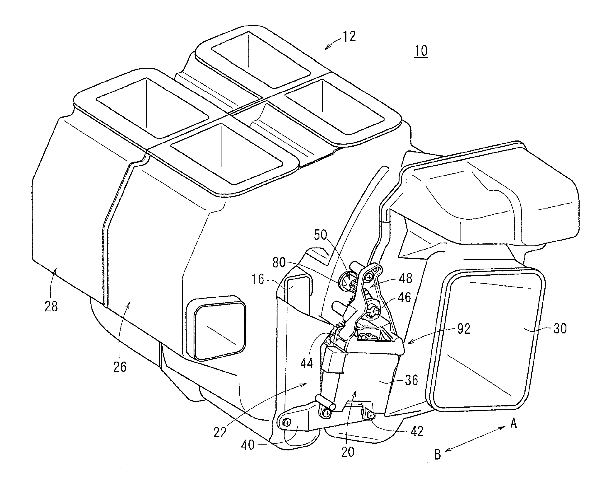 Driving force transmission mechanism