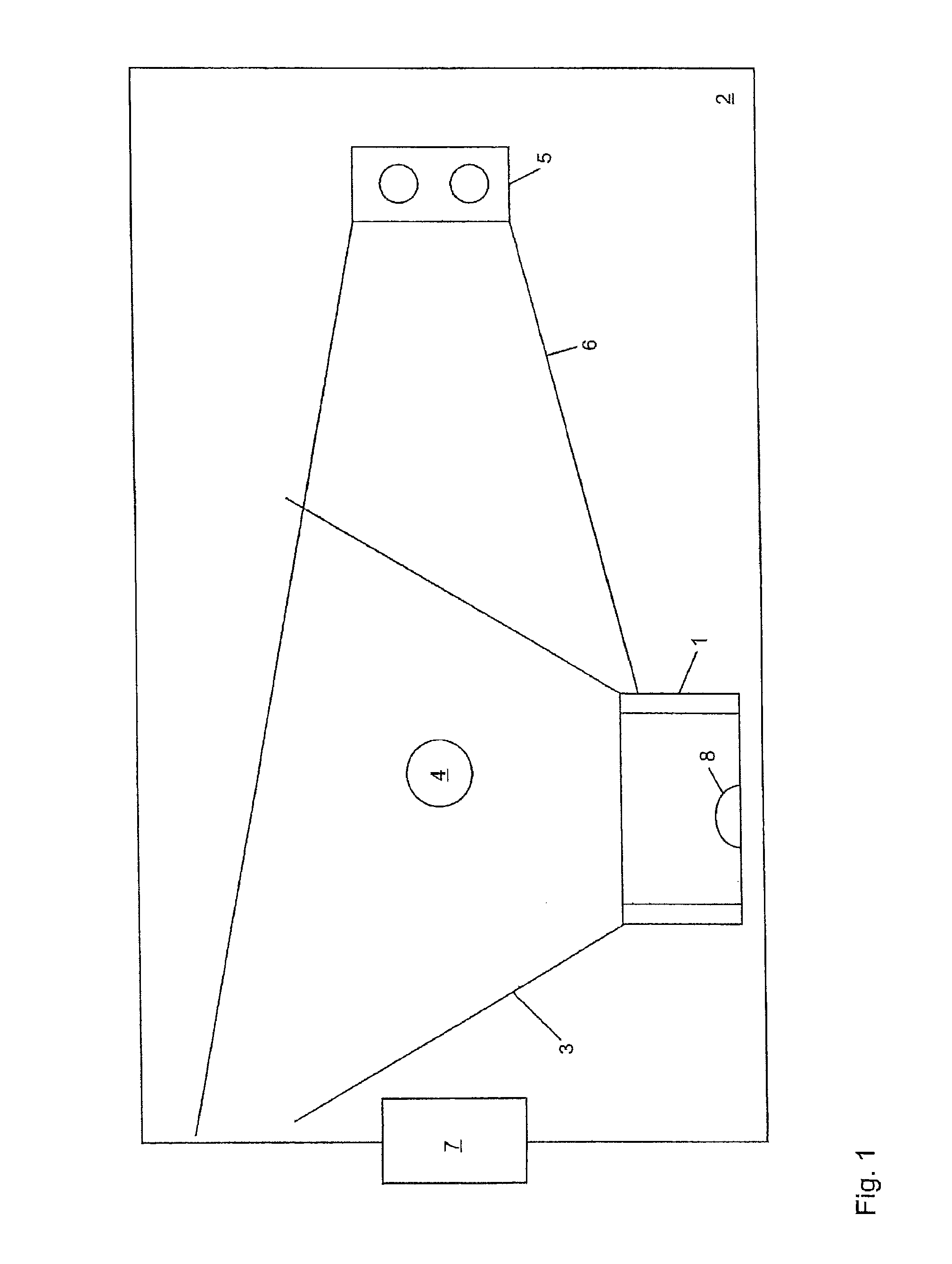 Illumination apparatus for dazzle-free illumination, method, use and arrangement comprising the illumination apparatus