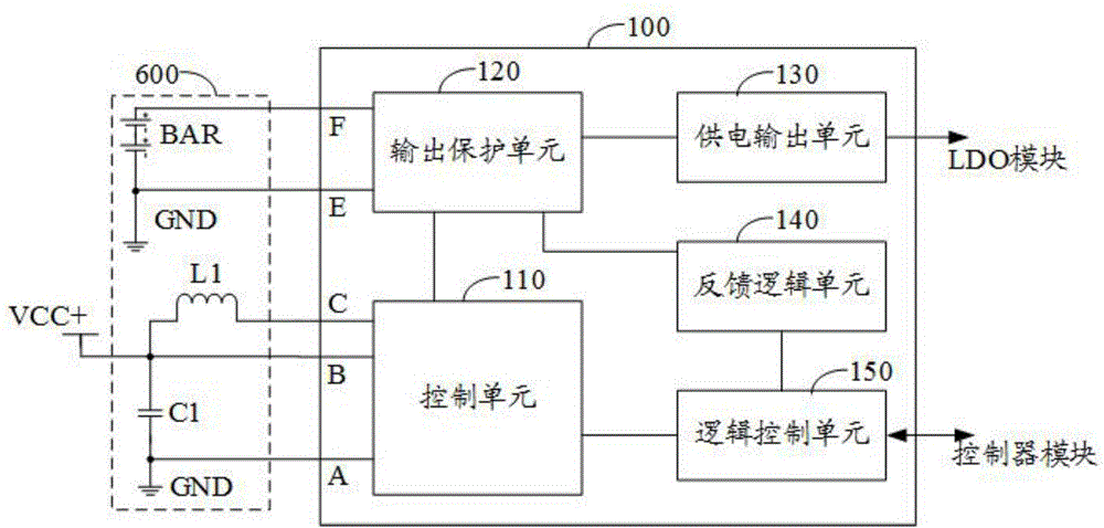 Step-down integrated circuit and electronic cigarette