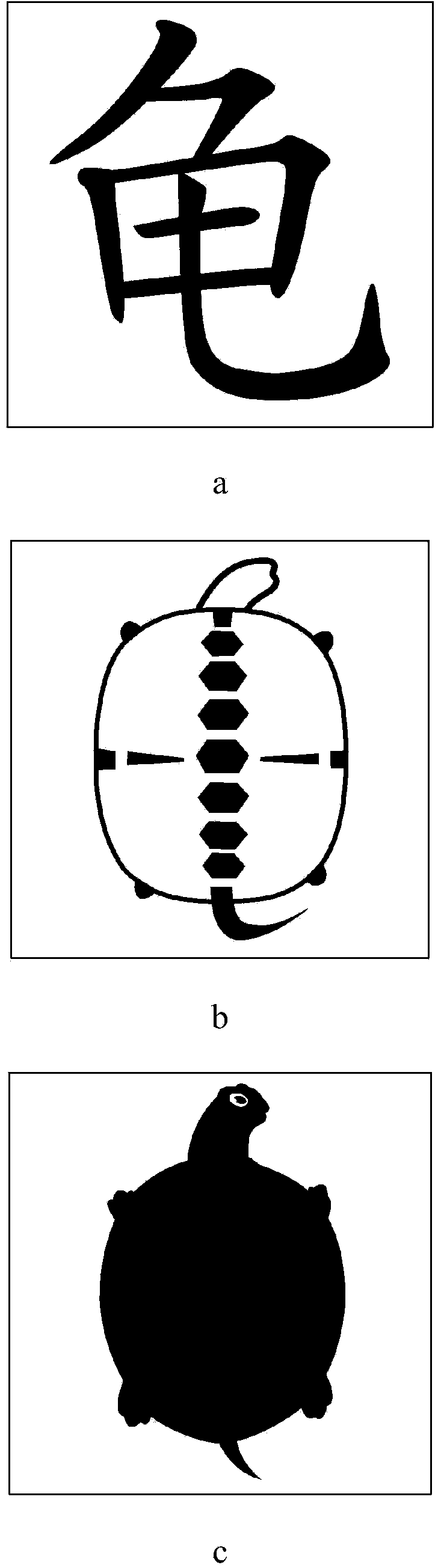 Character displaying method and device