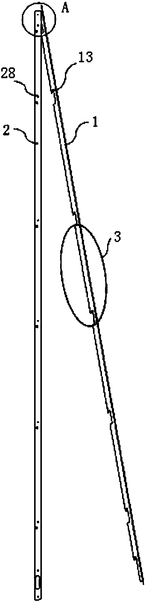 Integral type panel operation box and panel