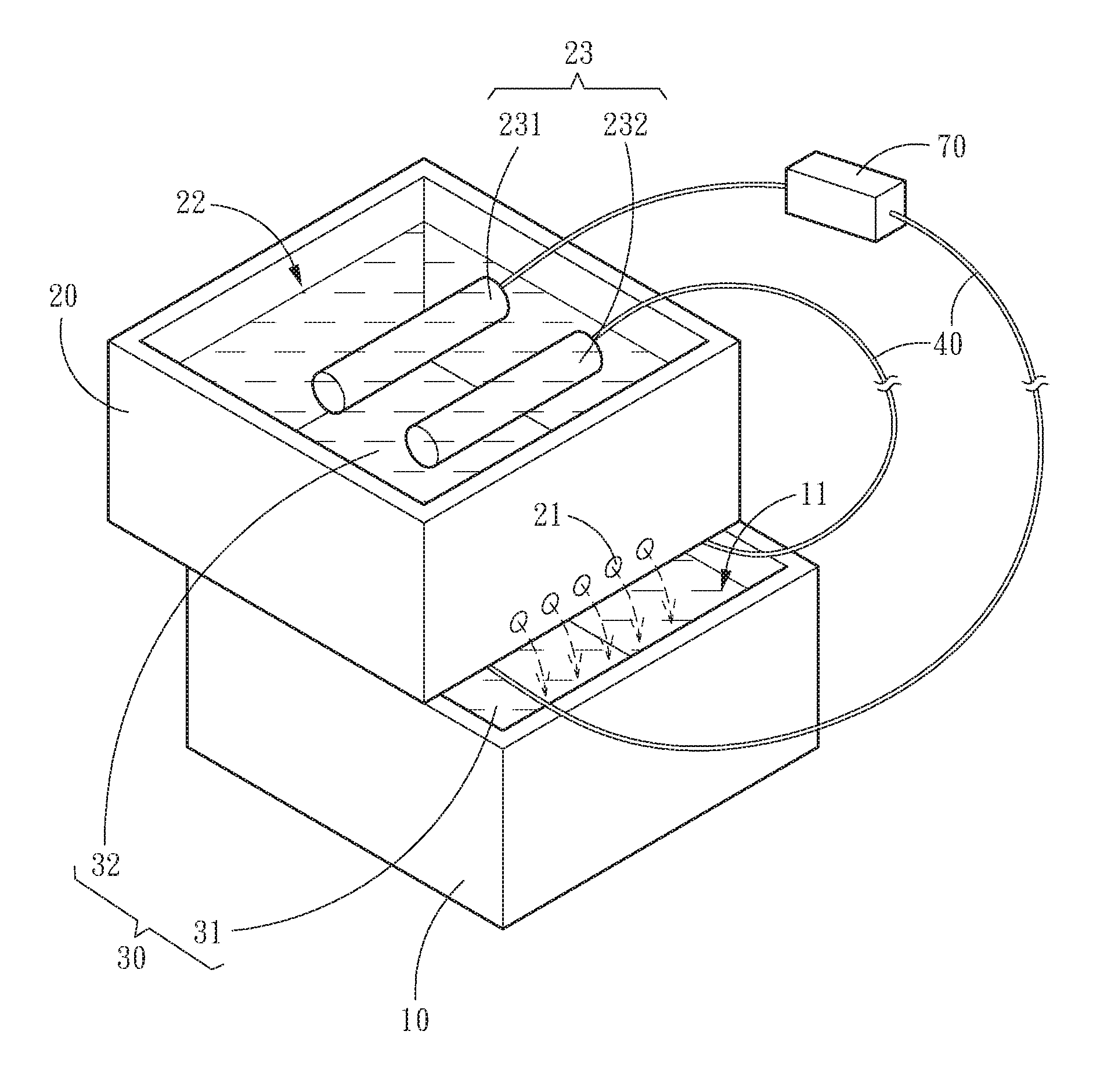 Stepwise-stacked seawater battery assembly