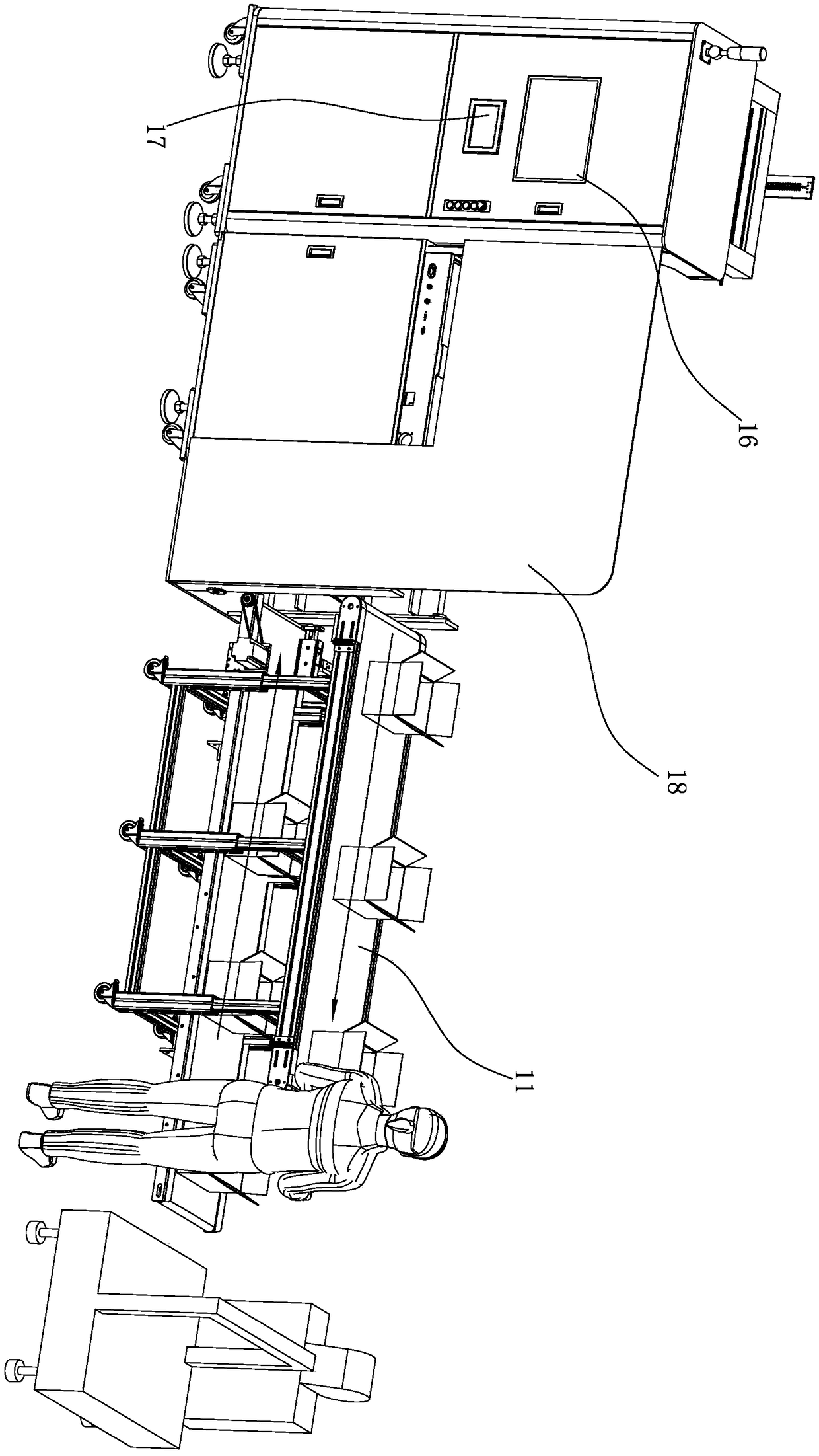 Intelligent identification robot for ceramic tile carrying