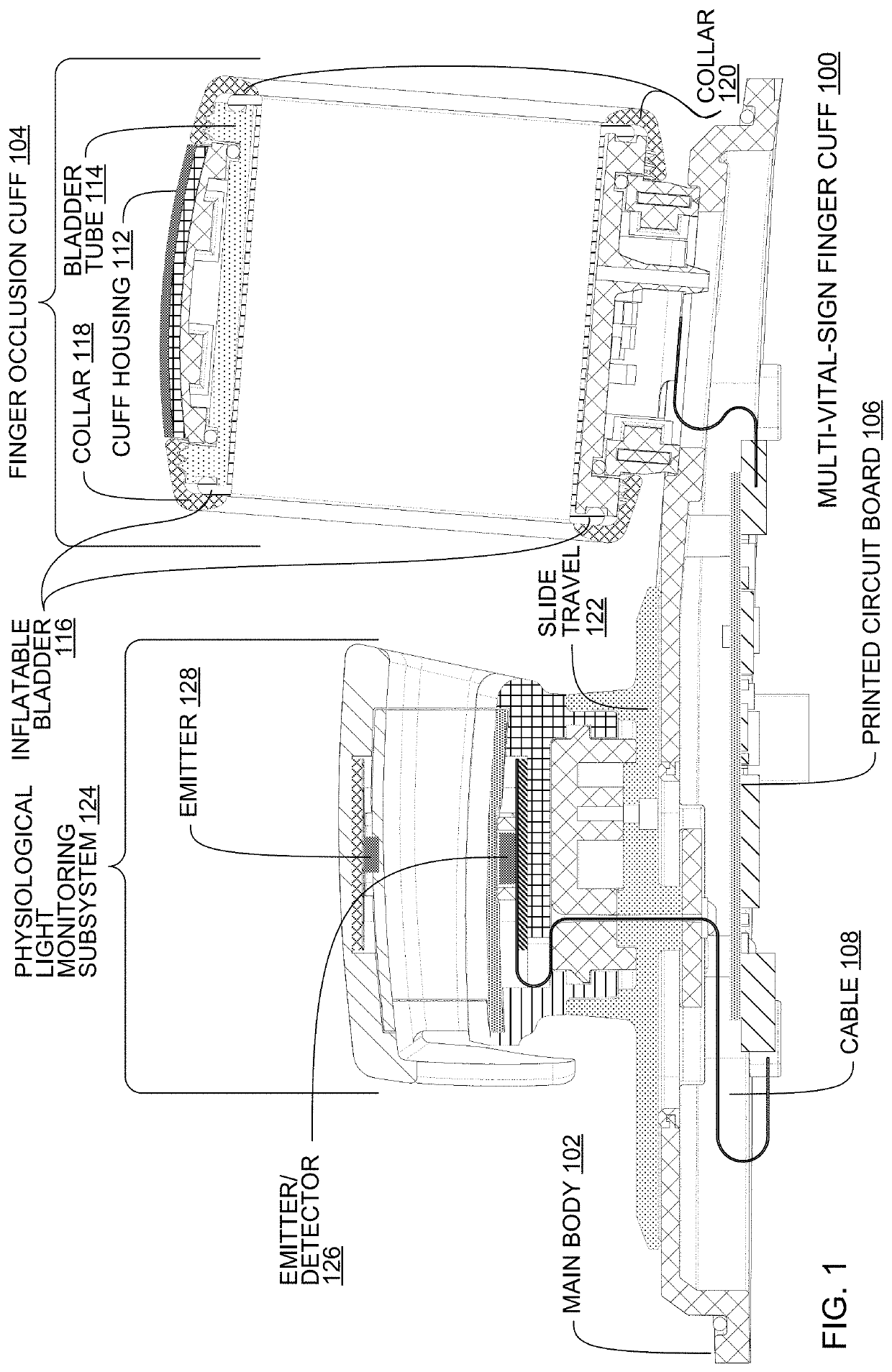 Glucose multi-vital-sign system in an electronic medical records system