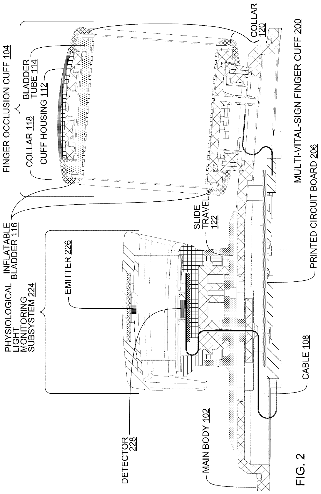 Glucose multi-vital-sign system in an electronic medical records system