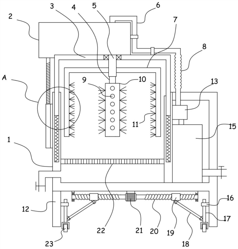 A portable electric heating steam cleaner