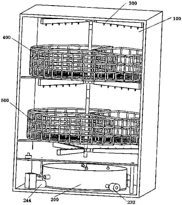 Water-saving and energy-saving type steam dishwasher